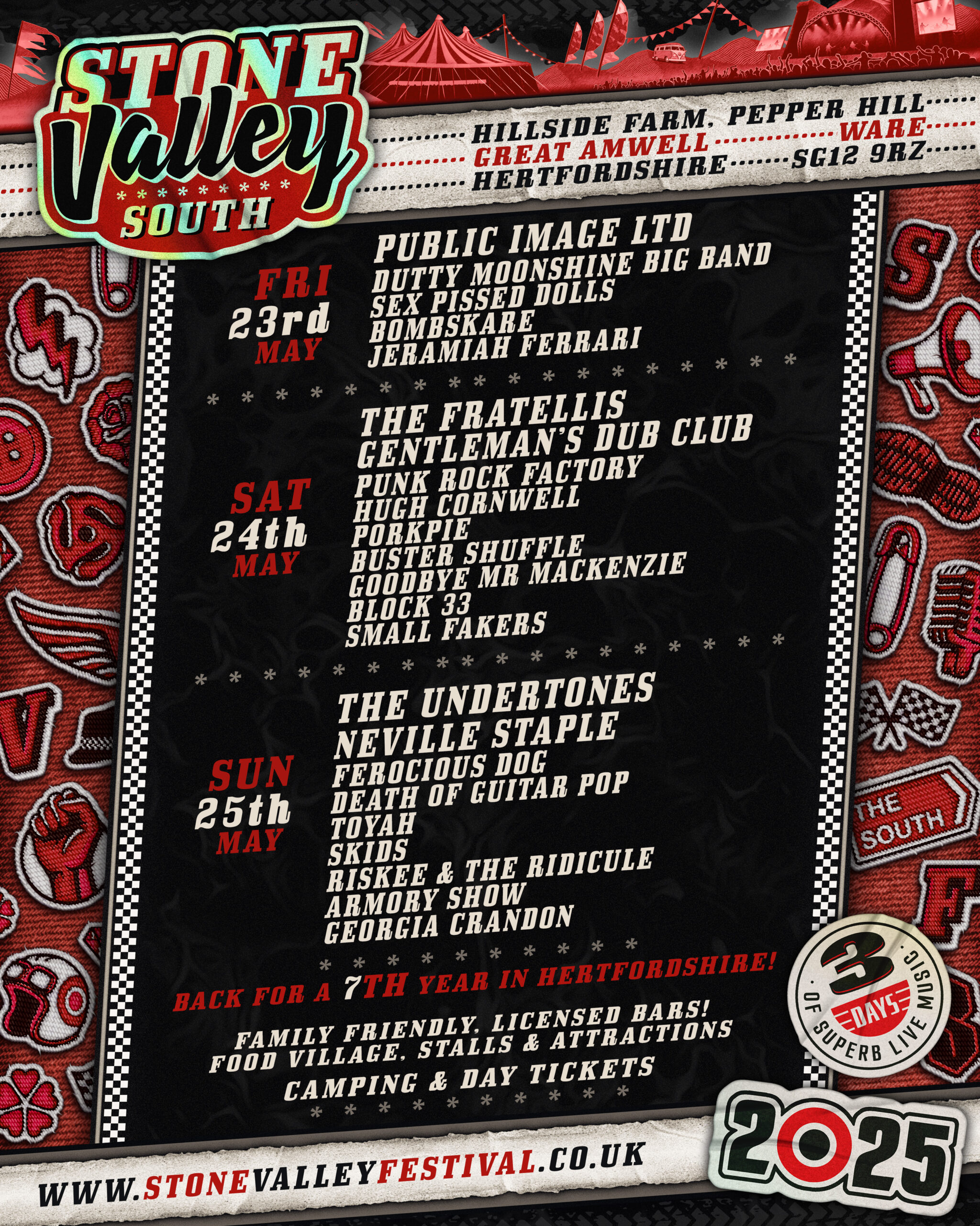 SVF-SOUTH-DAYSPLIT POSTER